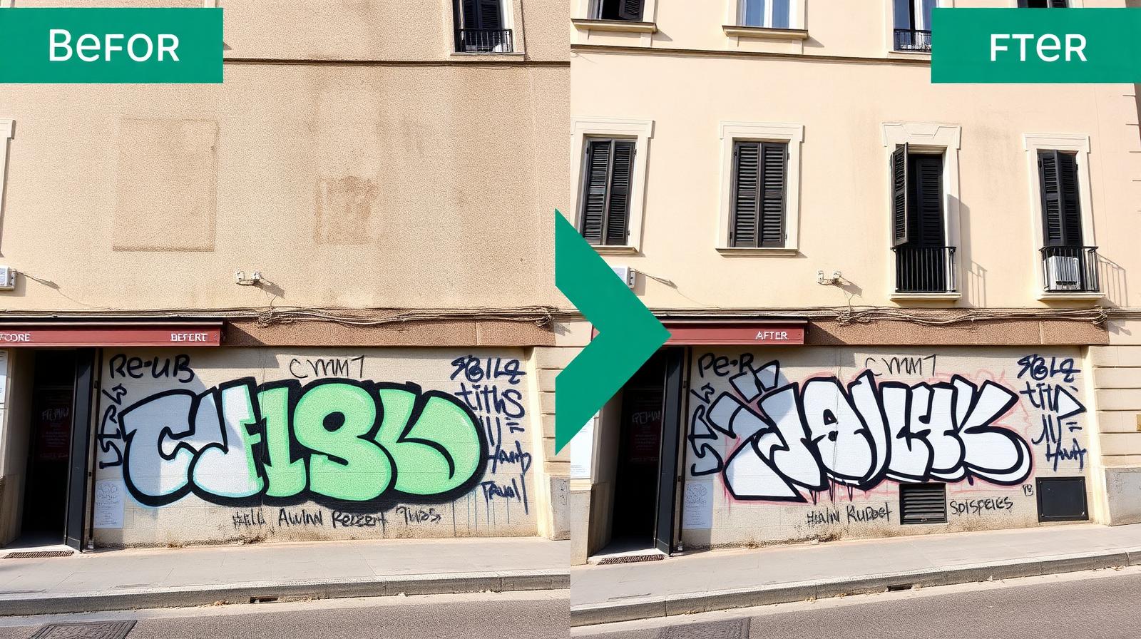 Rimozione graffiti